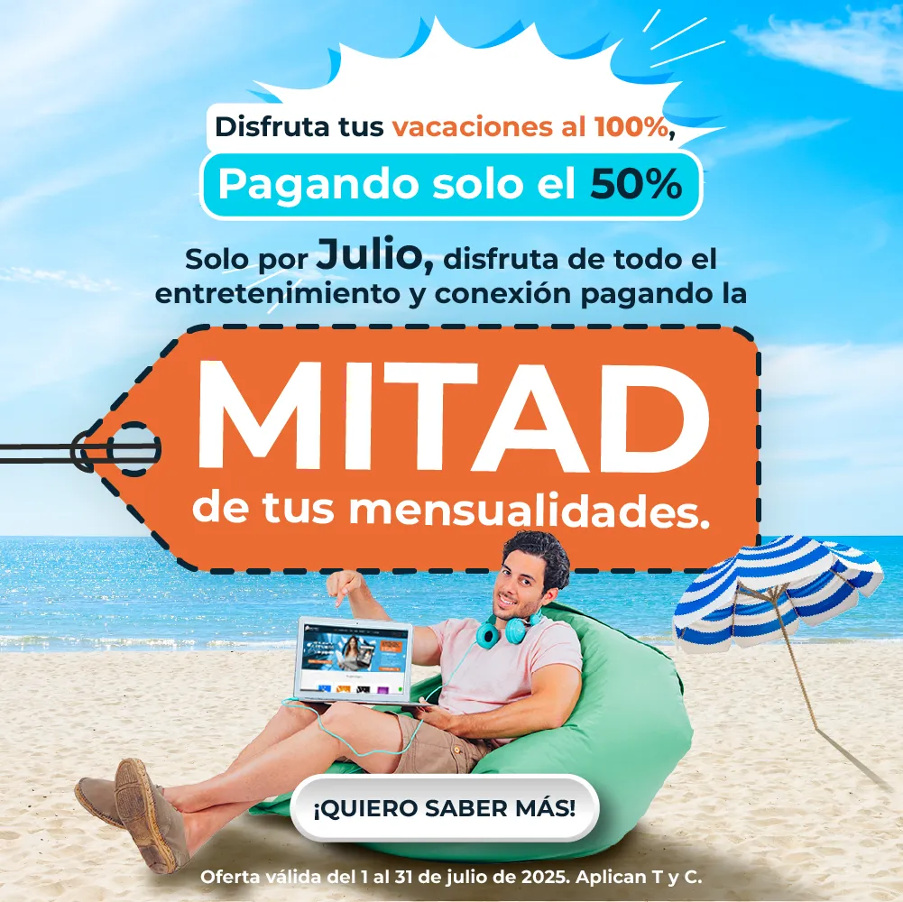 Promoción de Internet por la mitad del precio