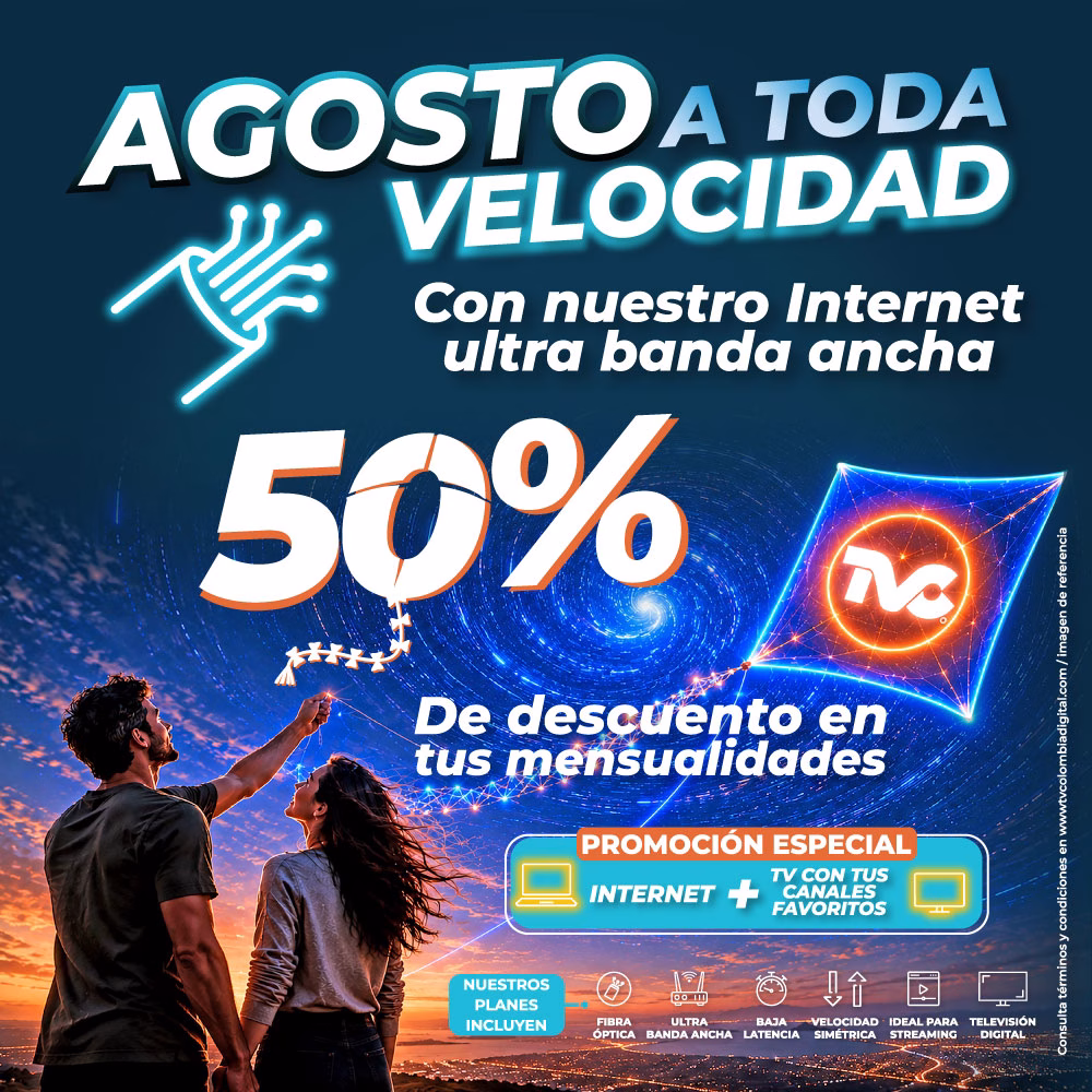 Agosto a Toda velocidad con nuestro internet ultra banda ancha 